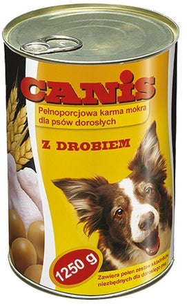Canis Dog Food Can Chicken Flavor, 1250 g