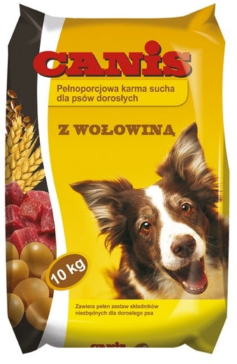 Canis Dog Food Beef Flavor, 10 kg, 10 kg