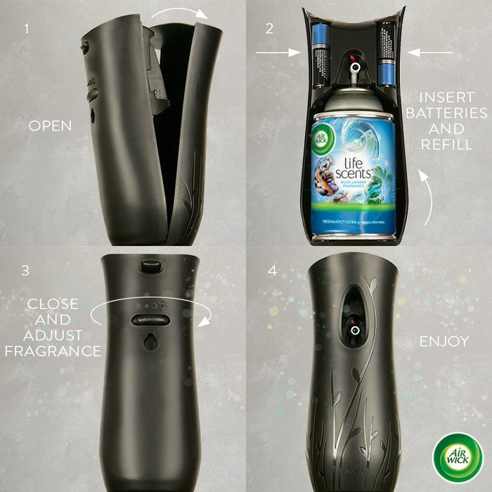 Air Wick Freshmatic Kit, Life Scents, Gadget & Recharge, 