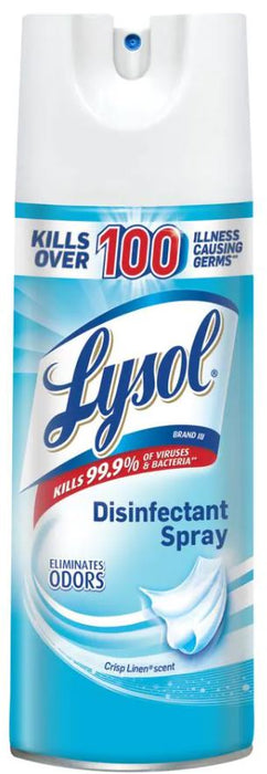 Lysol Disinfectant Spray Crisp Linen , 12.5 oz