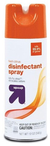 Up & Up Disinfectant Spray, Fresh Citrus, 340 gr