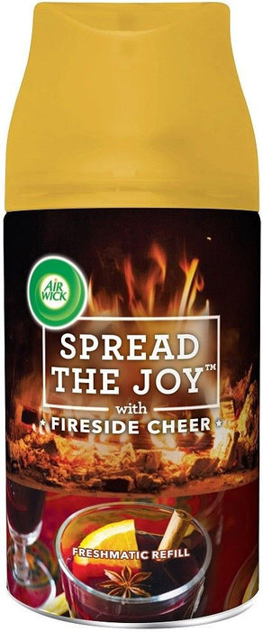 Air Wick Spread The Joy With Fireside Cheer Freshmatic Refill, 250 ml