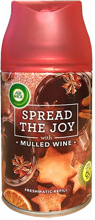 Air Wick Spread The Joy With Mulled Wine Freshmatic Refill, 250 ml