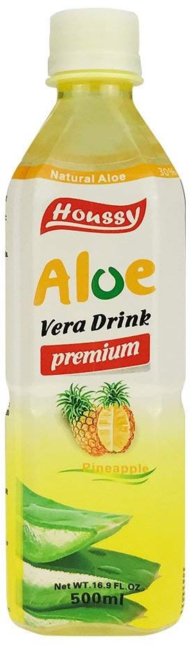 Houssy Aloe Vera Drink, Pineapple, 500 ml