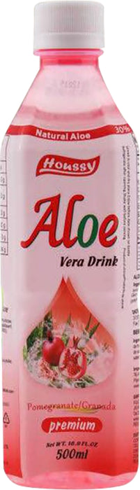 Houssy Aloe Vera Drink, Pomegranate, 500 ml
