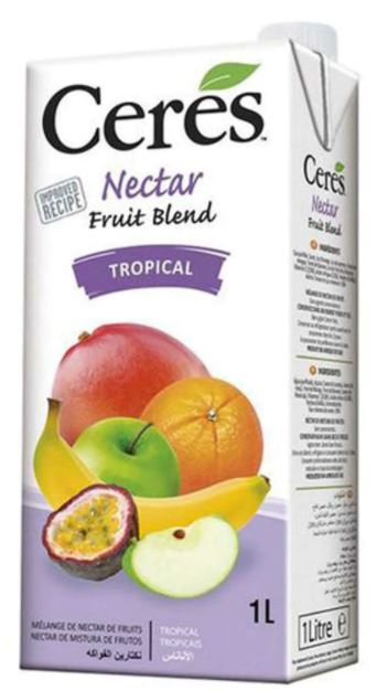 Ceres Nectar Fruit Blend Tropical Juice , 1 L