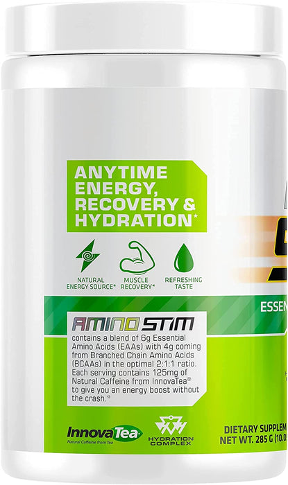 USN Amino Stim Essential Amino Acids + Energy, Green Apple Flavor, 285 gr