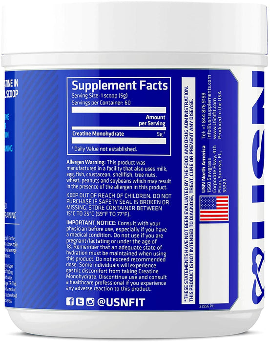 Creatine Monohydrate Powder Unflavored – USNfit