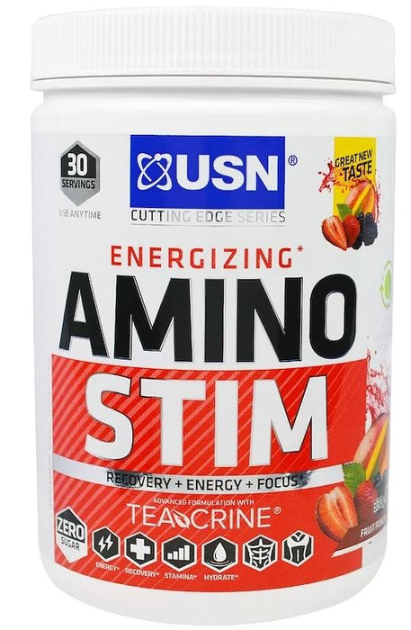 USN Energizing Amino Stim, Fruit Punch Flavor , 330 gr