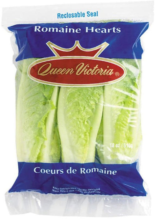 Queen Victoria Romaine Lettuce Hearts, 3 ct