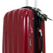 Polo Club Hard Cover 3-Piece Luggage Set, Red, 3 pc