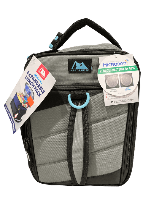 Arctic Zone Expandable Lunch Pack, Grey, 1 ct