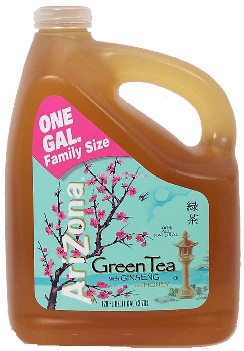 AriZona Green Tea with Ginseng & Honey, 1 gal