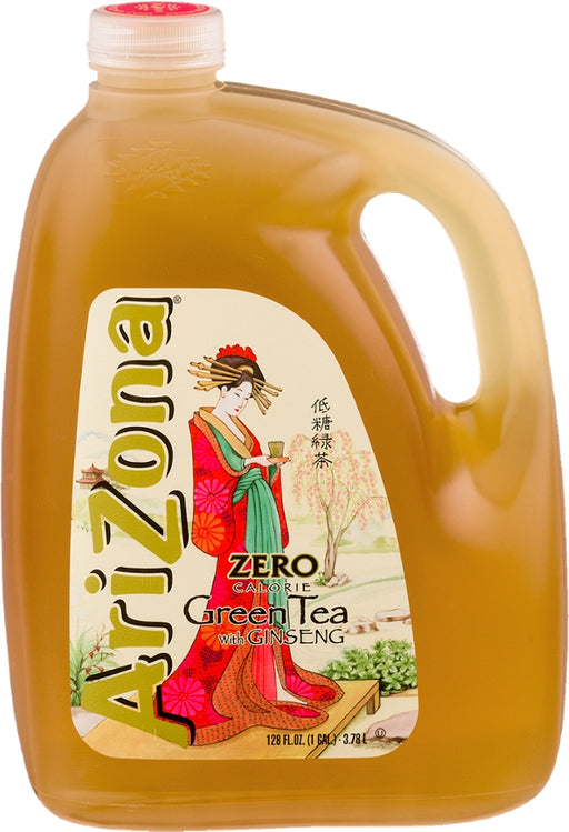 AriZona Zero Calorie Green Tea with Ginseng, 1 gal