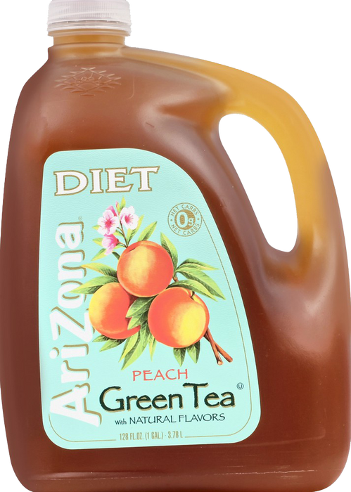 AriZona Peach Green Tea with Natural Flavors, 1 gal