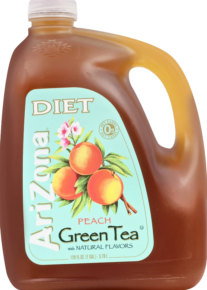 AriZona Peach Green Tea with Natural Flavors, 1 gal