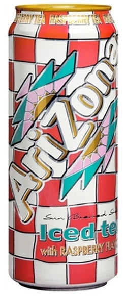 AriZona Iced Tea with Raspberry Flavor, 100% Natural, 11.5 oz — Goisco.com