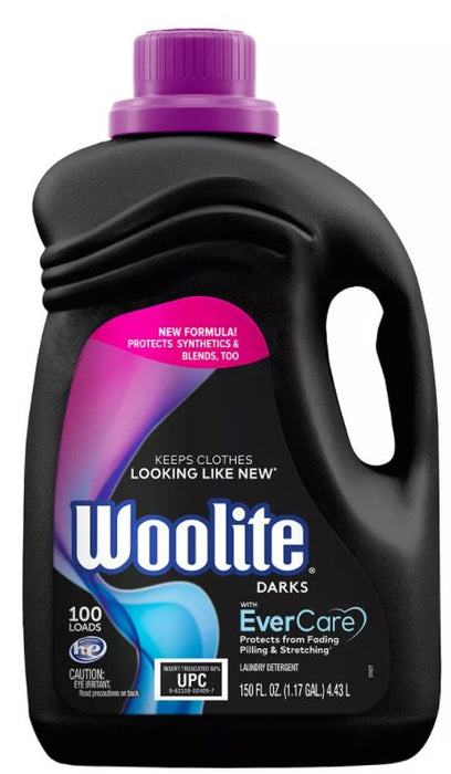 Woolite Darks With EverCare Liquid Laundry Detergent , 150 oz