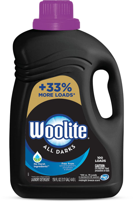 Woolite All Darks Liquid Laundry Detergent, 150 oz