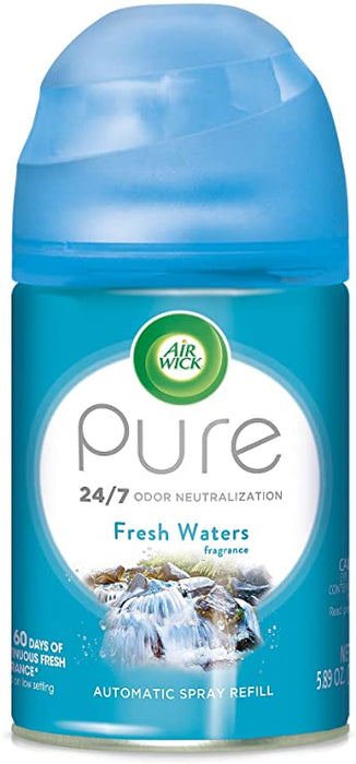 Air Wick Pure Freshmatic Air Fresner Refill, Fresh Water Scent, 5.89 oz