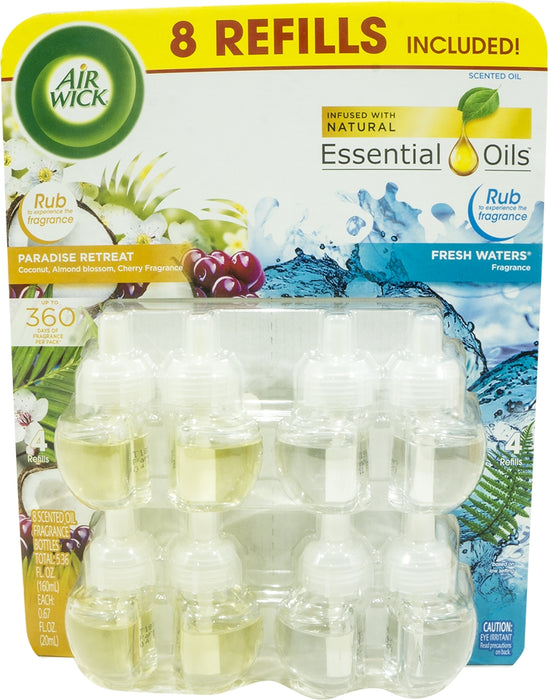 Air Wick Scented Oil Refills, 8 x 20 ml