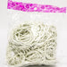 Rubber Bands, White, 200 gr