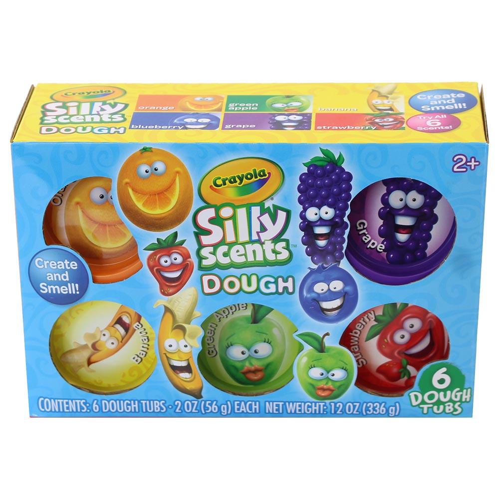 Crayola Scent Dough Color, 6 X 2 OZ —