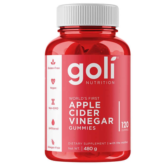 Goli Nutrition Apple Cider Vinegar Chewable Gummies , 120 ct