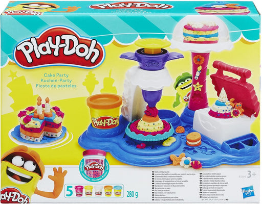 Hasbro Play-Doh Cake Party with 5 Clay Tubs, 