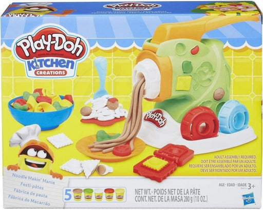 Hasbro Play-Doh Kitchen Creations Noodle Makin' Mania with 5 Clay Tubs, 