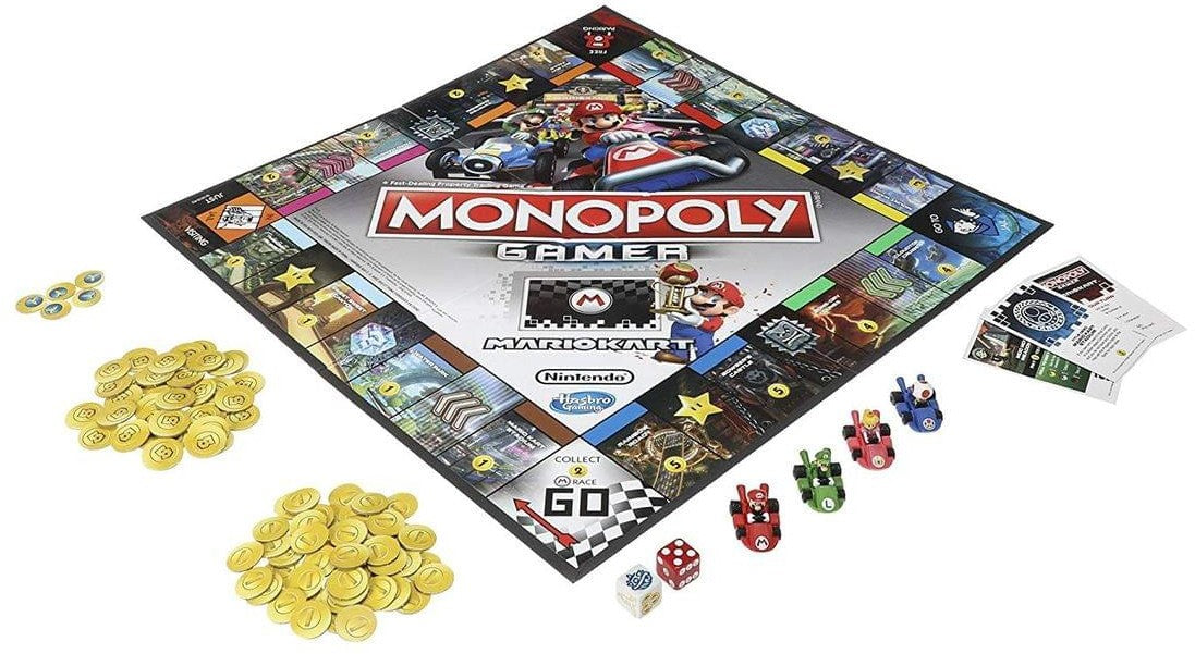 Hasbro Monopoly Board Game, Mario Kart Edition