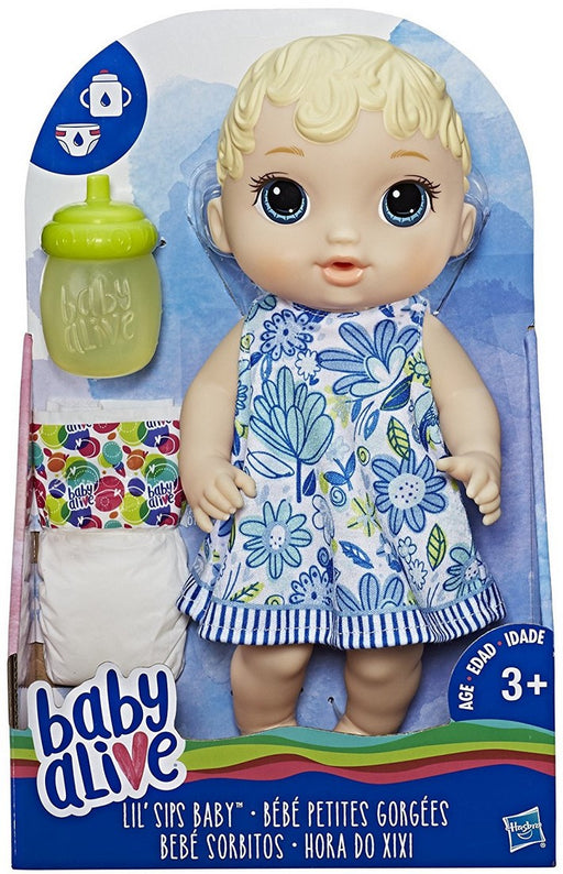 Hasbro Baby Alive Lil' Sips Baby Doll, Model #E0385