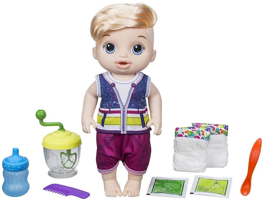 Hasbro Baby Alive Sweet Spoonfuls Baby Boy Doll, Model #E0635