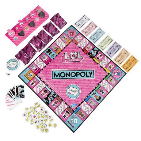 Hasbro Monopoly Board Game, L.O.L. Surprise Edition