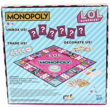 Hasbro Monopoly Board Game, L.O.L. Surprise Edition