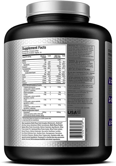 Muscletech Mass-Tech Elite Protein Powder, Vanilla Cake Flavor, 7 lbs