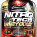 Muscletech Nitro-Tech 100% Whey Gold Protein Powder, Double Rich Chocolate, 6 lbs
