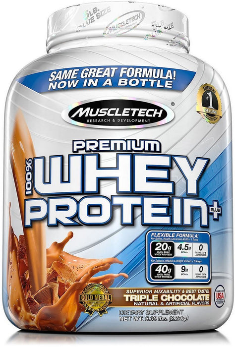 Muscle Tech Premium 100% Whey Protein, Chocolate, 5 lb