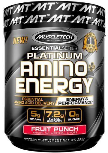 MuscleTech Platinum Amino + Energy, Fruit Punch, 295 gr