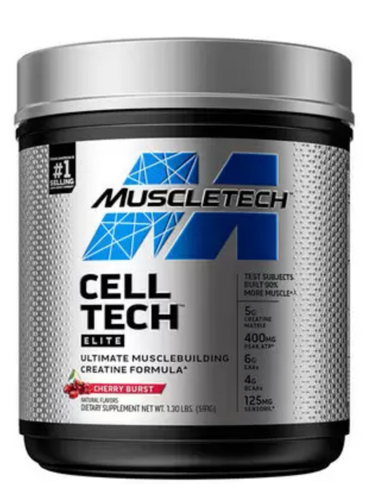 Muscletech Cell Tech Elite Ultimate Creatine Formula, Cherry Bust Flavor, 20 Servings , 591 gr