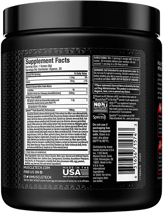 Muscletech Shatter Pre-Workout, Gummy Birst Flavor, 30 Servings, 8.57 oz
