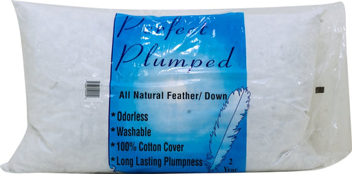 Perfect Plumped All Natural Feather Down Pillow, 