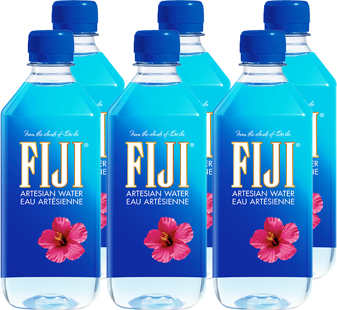 Fiji Water, 6-Pack , 6 x 500 ml