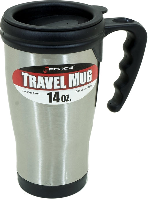 Gforce 14 oz Stainless Steel Travel Mug , 14 oz