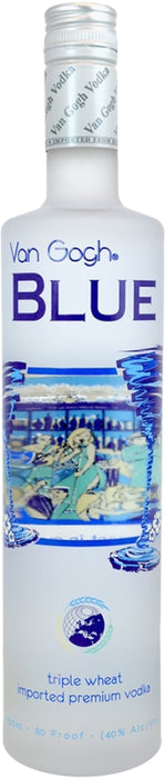 Van Gogh Blue Triple Wheat Imported Premium Vodka, 40% Vol., 1 L