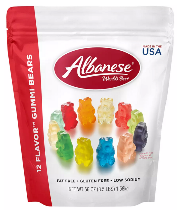 Albanese 12-Flavor Gummi Bears , 56 oz