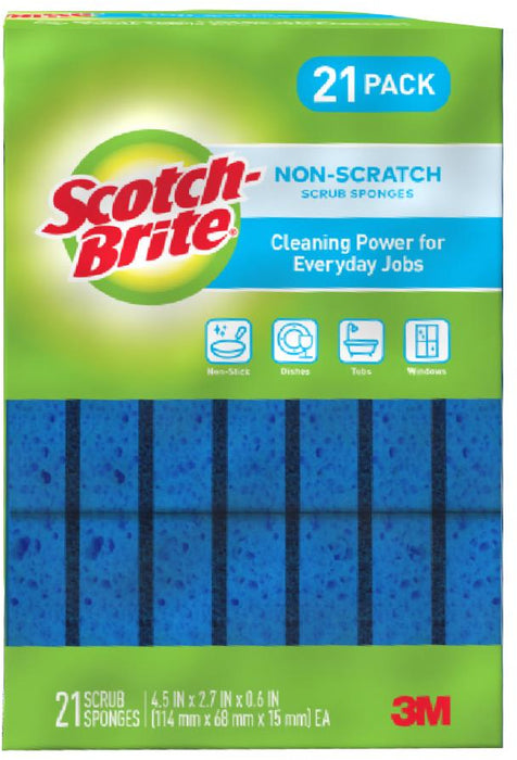 Scotch-Brite Non-Scratch Scrub Spongers, 21 ct