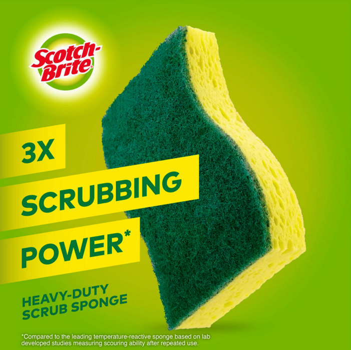 Scotch-Brite Heay Duty Scrub Sponge , 1 pc