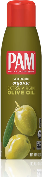 Pam Organic Extra Virgin Olive Oil Cooking Spray, 141 gr (5 oz)