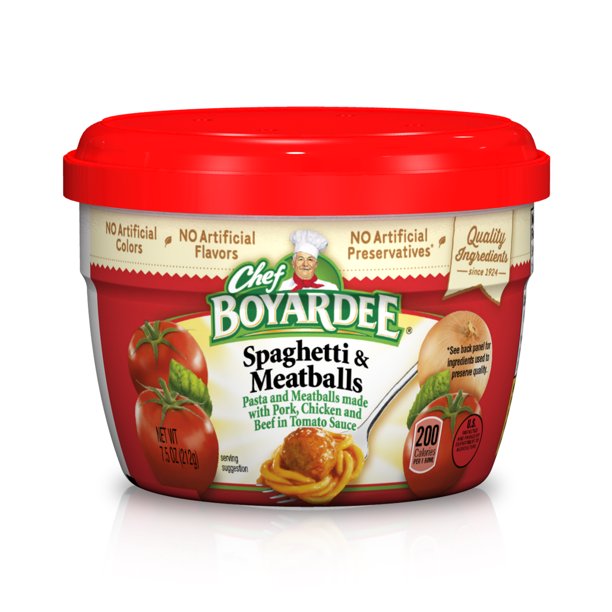 Chef Boyardee Spaghetti & Meatballs, 7.5 oz